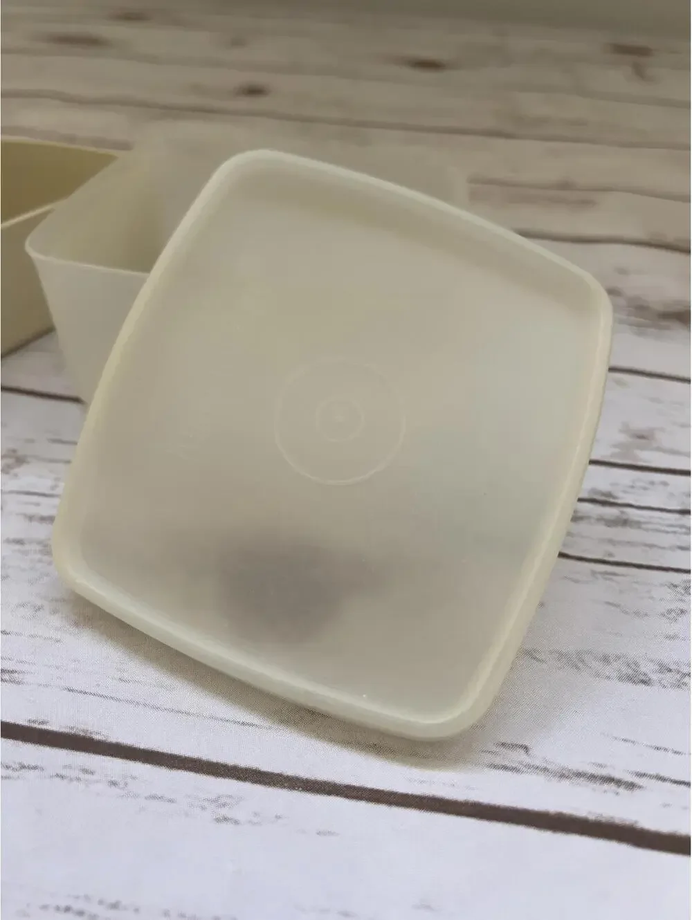 Vintage Tupperware Plastic Food Storage Containers with Lids -‎ Set of 2